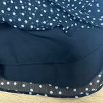 EXPRESS Women's Polka Dot Smocked-Waist Flutter-Sleeve Midi Dress Sz Small Photo 10