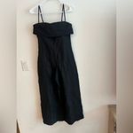 Banana Republic  Petite 0 Black Linen Blend Strapless Wide-Leg Jumpsuit NWT Photo 12