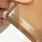 Coach  Signature Medium Corner Zip Wallet - Brown/Khaki Photo 4