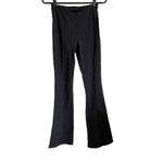 Alo Yoga Black Airtech Zip It Flare Leggings Size XXS Photo 5