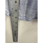 Free People Headed to the Highlands Shirt Blue White Button Down Textured Boho M Photo 8