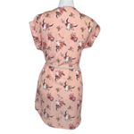 Wishful park Women Floral Belt Dress Feminine Pink Size Medium Artsy Photo 1