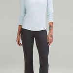 Lululemon Light Baby Blue Ribbed Long Sleeve Top Photo 3