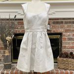 Guess COPY - NWT shimmery white sweetheart dress with back cutouts / size 10 Photo 3