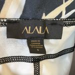 Alala  Leggings Captain Ankle Tight Tropic Print (Black w/Palm Motif) Sz XS EUC Photo 7