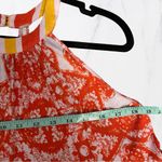 Free People 🍁 Mimi Sleeveless Halter Tunic Back Cutout Orange Boho Sz XS Photo 5