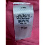 Halogen  Satin Midi Dress V-neckline Puff Sleeve Zip Closure Pink Women's S NWOT Photo 8