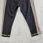 Trina Turk  Recreation Cropped Leggings Pink Black Women's Size  Small Photo 11