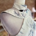 L'ATISTE L’Atiste Ivory Floral Halter Cutout Cropped High Neck  Top 8 Photo 13