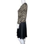 Anthropologie  Dolan Dress Womens Medium Tan Black Animal‎ Print Party Office Photo 2