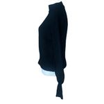 She + Sky Boutique Black Turtleneck Sweater NWT Size L Photo 2