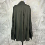 City Chic Thyme Miss Military Shirt Green Size XL / Plus Size 22 Photo 8