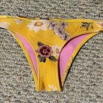 TRIANGL Fiore Giallo swimwear floral neoprene Bikini Swim Bottoms Photo 0