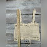 Juniors Sky & Sparrow Crochet Lace Front Cropped Tank Top Size Extra Large Photo 3