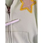 Joystick Dreamland Womens Hoodie Green Full Zip Embroidered Star Owl Y2K Medium Photo 8