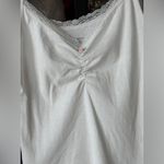 Brandy Melville  Archie lace tank top baby tee rosette spaghetti ruched cami Photo 6