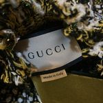 Gucci  GG Motif Wool Short-Sleeved Dress size M Photo 2