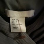 H&M Womens Dark Gray Midi Tank Dress Size 6 Pleated Wedding Cocktail Party Photo 3