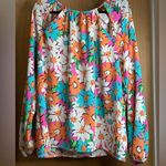 BIB! Floral Pattern Women's Top. Size Photo 0