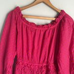 Alexis Marilena Smocked Off-Shoulder Blouson-Sleeve Dress Medium Photo 4
