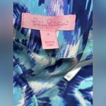 Lilly Pulitzer Lolani 100% Silk Palazzo Pants Skipped A Beach Blue Women’s 4 Photo 14