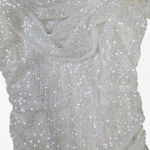 Hello Molly  Frequent The Club White Sequin Off-Shoulder Mini Dress Size Small Photo 4
