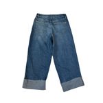 Sonoma Jeans, Women's Size 12, Denim, High Rise Baggy Wide Leg, rolled hem, NWT Photo 1