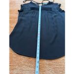 Daniel Rainn  Black Lace Blouse Size M Tie Back Sleeveless Top Photo 3