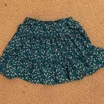 SheIn Green Floral Skirt Photo 3