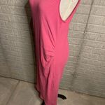 Old Navy  Maternity Pink‎ Ribbed Sleeveless Square Neck Maxi Dress Size Large Photo 2