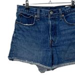 Levi's Levi’s White Oak High Rise Denim Shorts Button Fly Women’s Size 30 Vintage Photo 2