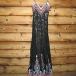 Jovani NWT  Black Lace Embroidered Beaded Gown Photo 6
