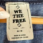 Free People | Blue We The Free Fairmont Waffle Oversized Pocket Tee Medium Photo 4