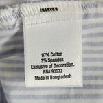 st. john's bay Blue and White Stripe Shorts Size 22W Preppy Blue Cargo Shorts Photo 6