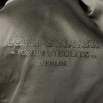 L.A.M.B. Vintage 60s Pelz Zeller Curly Wool Fur Coat L Black Hook Closure Pockets Photo 5