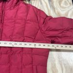 Calvin Klein  Down Lined Puffer Jacket Hooded Women's Medium Red Photo 14