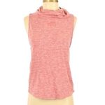 We The Free  Pink Heathered Cowl Neck Sweater Sleeveless Womens S Beachy Photo 2