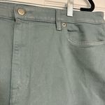 Ralph Lauren Lauren Green Shimmer Jeans Size 18 Photo 3