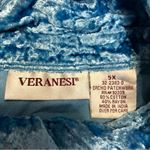 Veranesi Patchwork Velvet Tunic Button Down Bohemian Quilted Mini Dress Shirt Photo 11