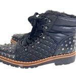 Sam Edelman  Bren Leather Studded Combat Boots Photo 1