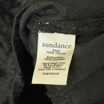 Sundance Floral Embroidered Artists Vision Tunic Size Small Black Pink Black Photo 7