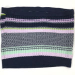 Aerie  | Knit Tube Top Bandeau Cotton Blend Navy Green Purple Womens Small Photo 0