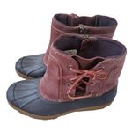 Sperry Top Sider STS80770 Women 7 Brown Leather Waterproof Saltwater Duck Boot Photo 13