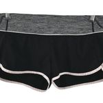 Lululemon Speed Short Pocket Swift Ultra Black Heathered Gray Angel Wing 6 Photo 0