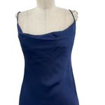 Aritzia Wilfred Only Ruched Slip Dress Mini Sleeveless Navy Blue Size XS Photo 3