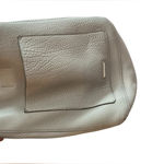 Rebecca Minkoff  Grey Pebbled Leather Shoulder‎ Bag Silver Hardware Photo 5