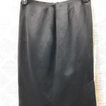 Vintage Liz Claiborne Collection Silk Skirt‎ Black Size 6 Photo 3