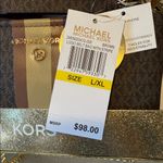 Michael Kors Dark Brown and Gold Belt Bag Photo 1