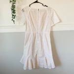 Anthropologie HD in Paris Georgia White Eyelet Lace Dress Sz 6 Photo 3