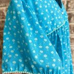 VTG KMart Nightgown Patio Dress Duster Larg Muumuu Blue Floral House Dr… Size undefined Photo 5